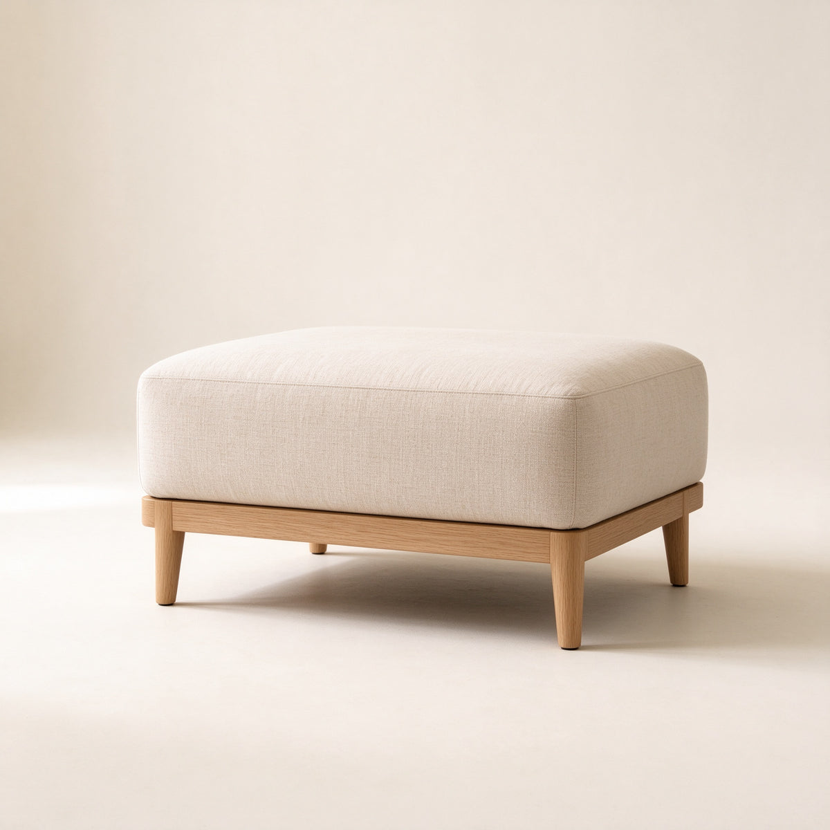 Haven Linen Ottoman
