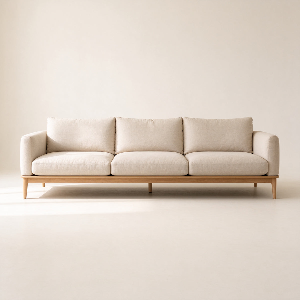 Haven Linen Sofa - Oatmeal