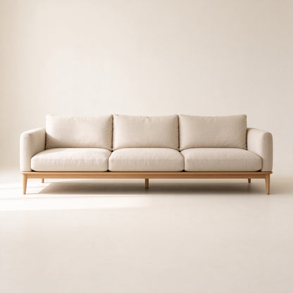 Haven Linen Sofa - Oatmeal