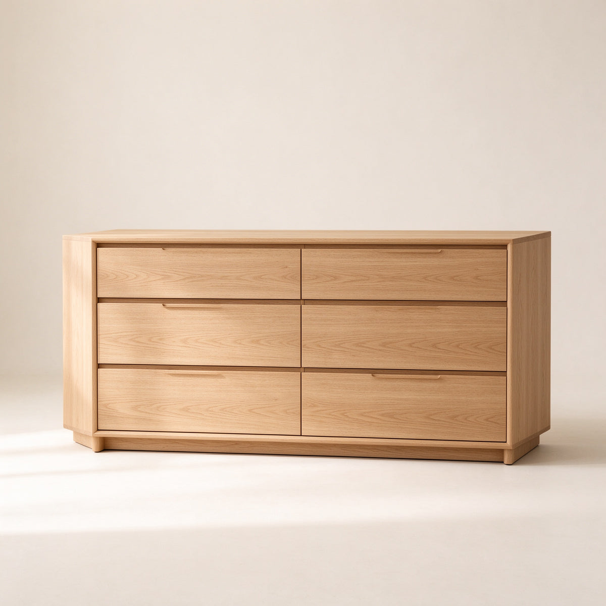 Wren Oak 6-Drawer Dresser
