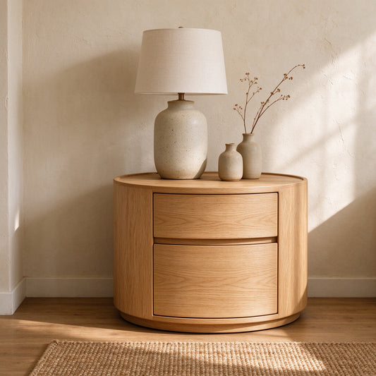 Arc Oak Nightstand