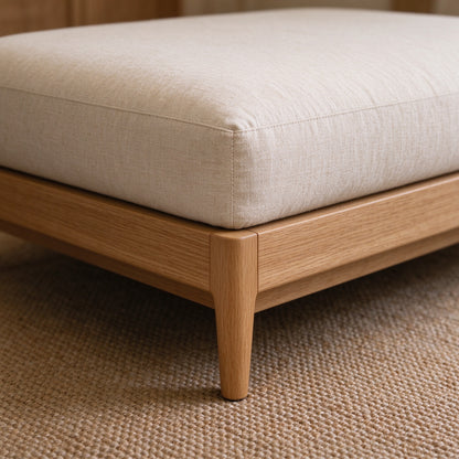 Haven Linen Ottoman