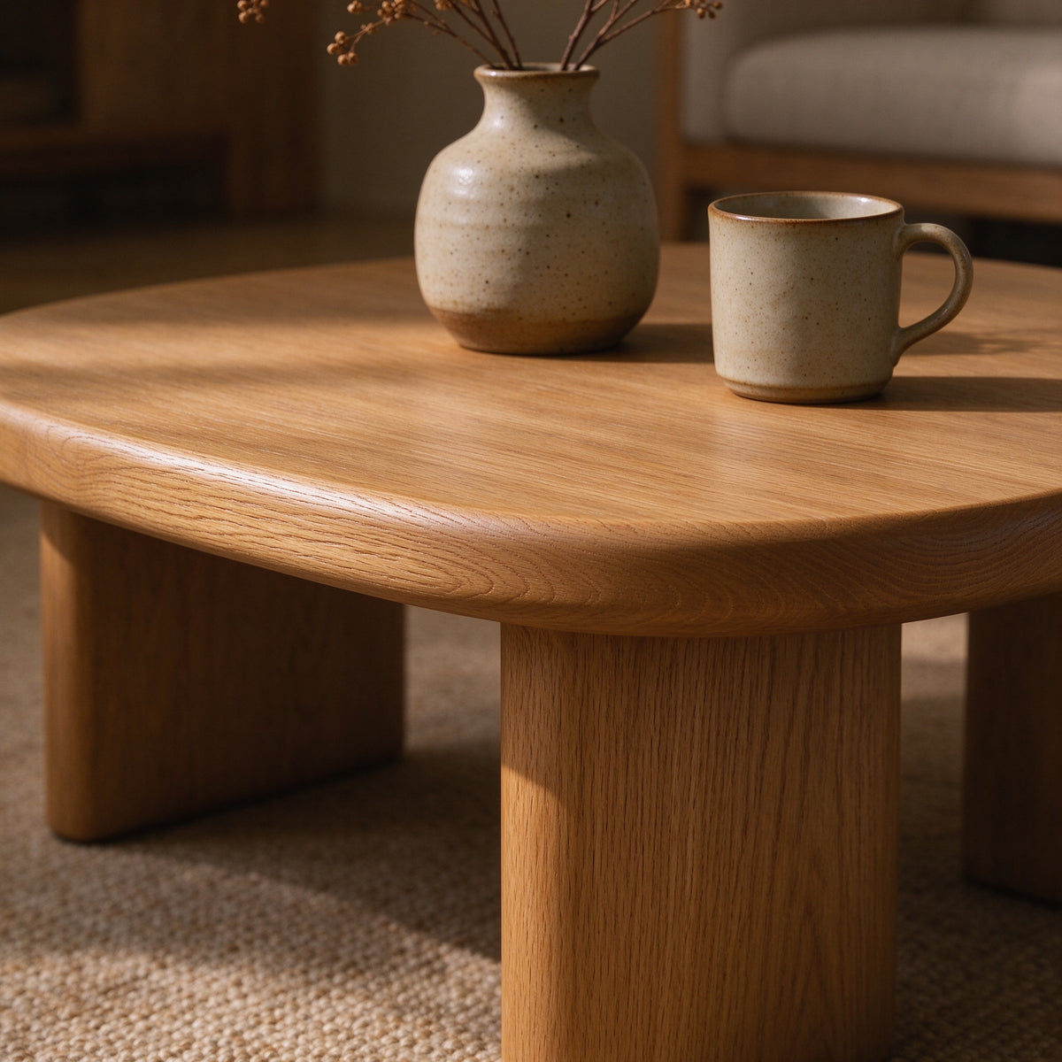 Halo Oak Coffee Table