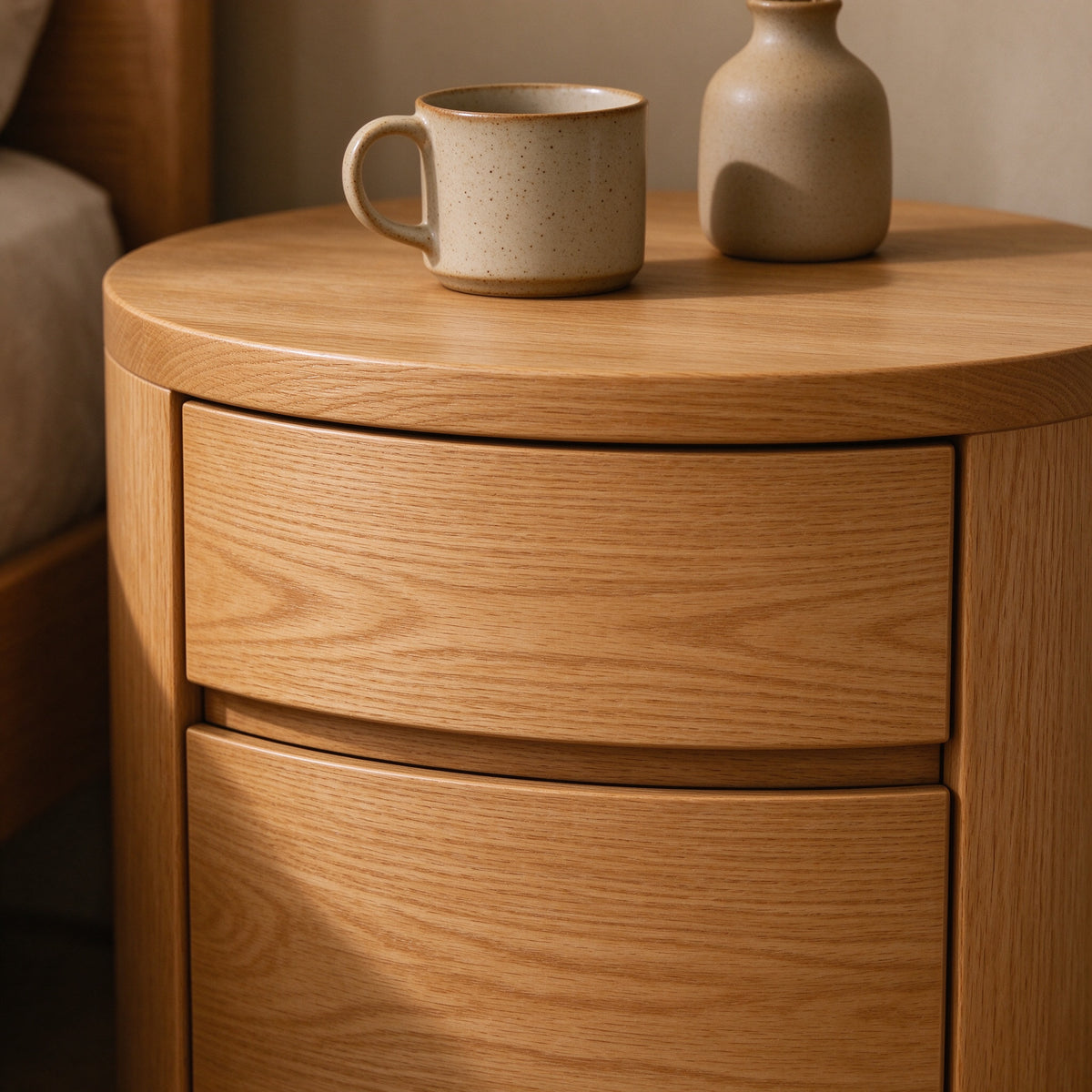 Arc Oak Nightstand