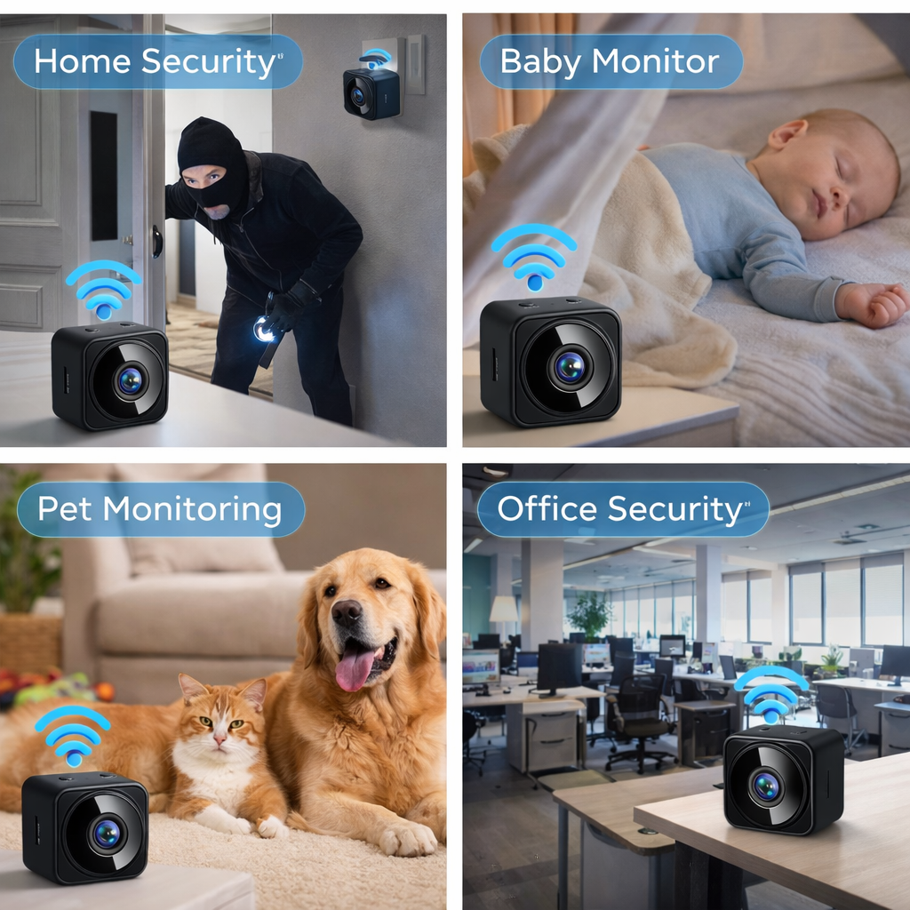 Mini HD WiFi Surveillance Camera with Night Vision