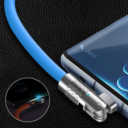 ⌛limited-time 50% off🔥120W 3 in 1 Rotating Elbow Fast Charging Data Cable⚡