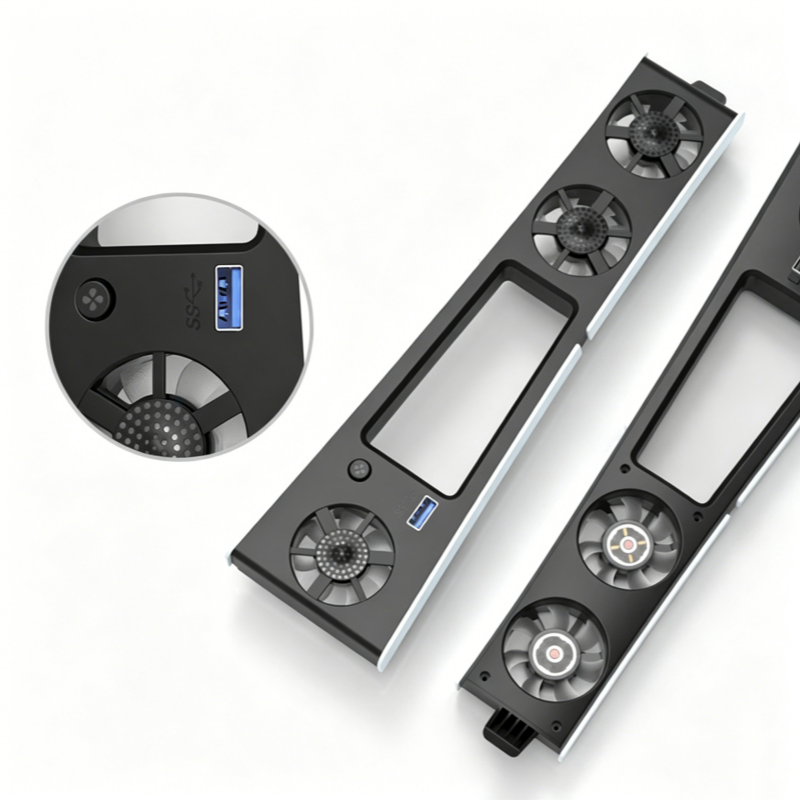 🔥Limited time 50% off！🌬️Must-have for summer gamers！❄️External Cooling Fan for PS5 Slim