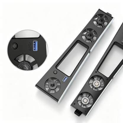 🔥Limited time 50% off！🌬️Must-have for summer gamers！❄️External Cooling Fan for PS5 Slim